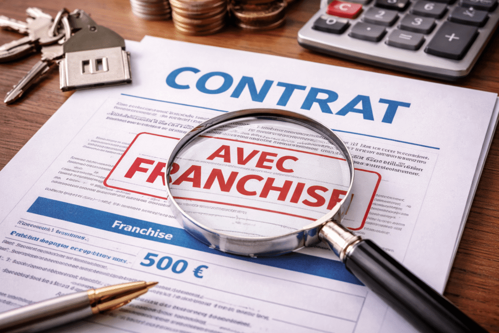 contrat avec franchise