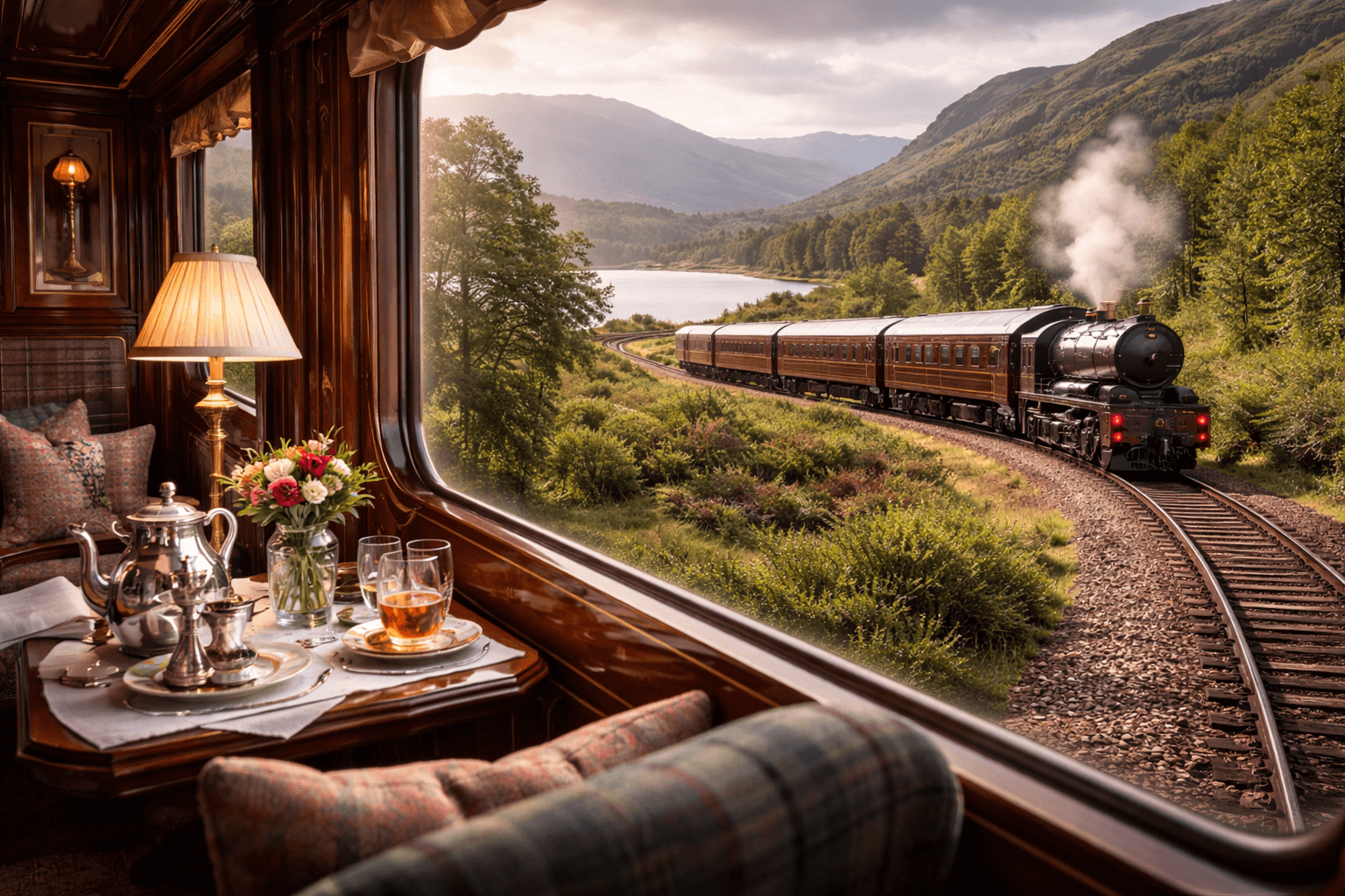 voyage en train de luxe en Écosse